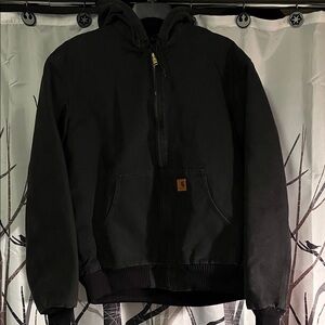 Carhartt Dark Hooded Bomber Jacket